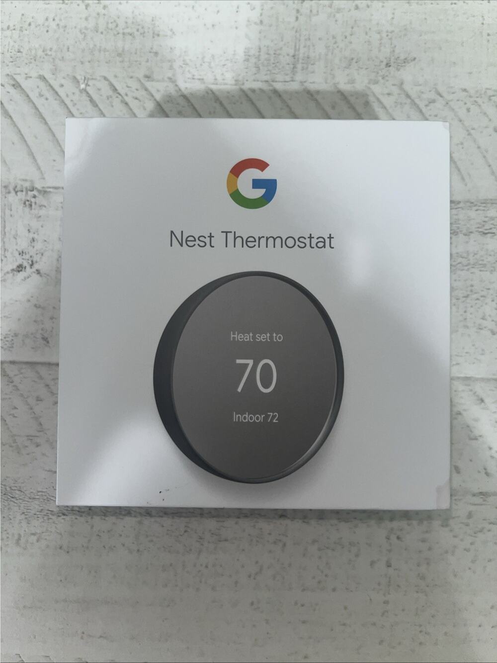 Google G4CVZ Nest Smart Programmable Wi-fi Thermostat Charcoal Gray *Open Box*